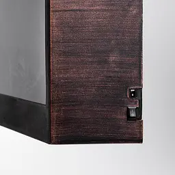 Камін декоративний з LED-підсвіткою 60*10*20 см, бронзовий Yiwu SP-26BR - мініатюра 7