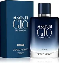Оригінал Giorgio Armani Acqua Di Gio Profondo Parfum 100 мл Парфуми - мініатюра 2