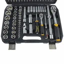 Набір інструментів Sigma насадок торцевих та біт 1/4", 1/2" 110 шт CrV mid (6003771) - мініатюра 5