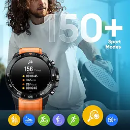 Mibro Смарт-часи GS Explorer S 48мм, 1.32", 466x466, AMOLED, BT 5.3, Dual-band GPS, 10 ATM, чорний обсидіан - мініатюра 8