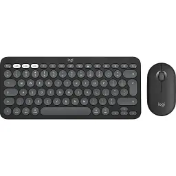 Комплект бездротовий (клавіатура та миша) Logitech Pebble 2 Combo for Mac Graphite (920-012244)