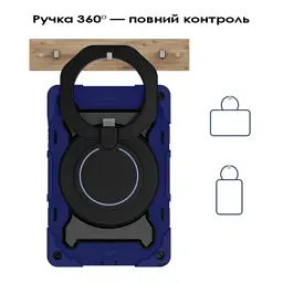 Чохол до планшета BeCover Armor Stand Samsung Galaxy Tab A11 SM-X133/X135 8.7" Blue (713942) - мініатюра 2