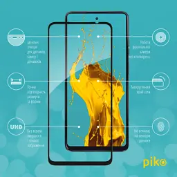 Скло захисне Piko Full Glue MOTO G24/G34 Black (1283126589973) - мініатюра 2
