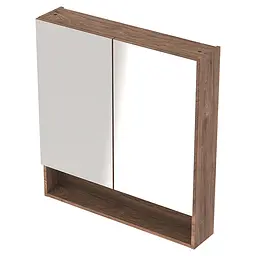 Дзеркальна шафа Geberit Selnova Square 80 см 501.270.00.1 темний горіх