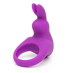 Ерекційне віброкільце Happy Rabbit Rechargeable Cock Ring, 6.7 см (фіолетовий)