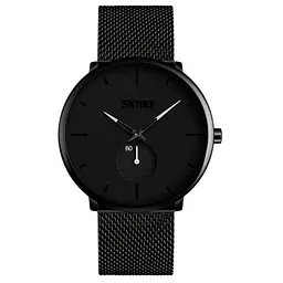 Чоловічий наручний годинник Skmei 9185 Design Black - мініатюра 2