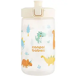Поїльник дитячий для води Canpol babies Junior бежевий (56/624_bei) - мініатюра 4