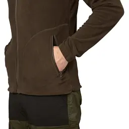 Кофта Seeland Benjamin fleece L Темно коричневий - мініатюра 5