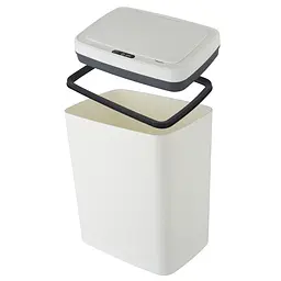 Відро для сміття сенсорне прямокутне Mixxus Wave-TC0110 10 л white MI7073, Білий матовий - мініатюра 8