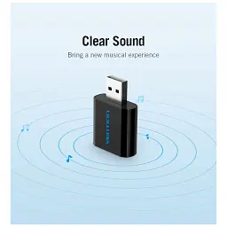 Звукова плата Vention Audio USB 2х3,5mm jack Metal (VAB-S17-B) - мініатюра 8