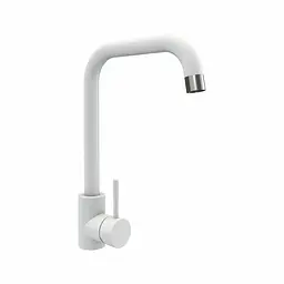 Змішувач для кухні Platinum NА3008B білий