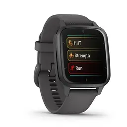 Смарт-годинник Garmin Venu Sq 2 Slate Aluminium Bezel with Shadow Grey Case and Silicone Band (010-02701-10) - мініатюра 3