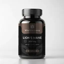 Натуральна добавка Lion's Mane 500 mg, 90 капсул VitalHarmony vit0000617