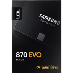 SSD накопичувач Samsung 870 EVO 1TB [MZ-77E1T0BW] [81644] - мініатюра 7