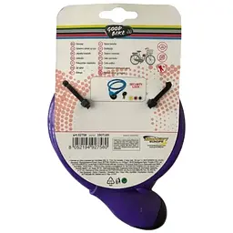 Велозамок Good Bike Security Lock тросовий Ø12 x 1500 мм фіолетовий (92758V-IS) - мініатюра 2