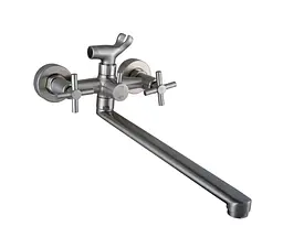 Змішувач для ванни Globus Lux Dukat SD4-208 000024961 Нержавіюча сталь - мініатюра 2