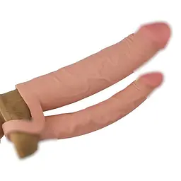 Насадка на член - Pleasure X Tender Double Penis Sleeve Add 2 Love Toy 66-LV314011 90227 - мініатюра 3