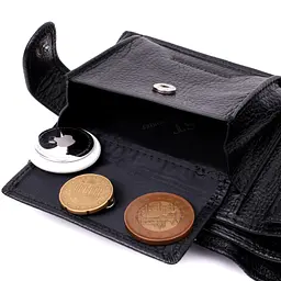 Чоловічий шкіряний портмоне ST Leather 11,3х9,5х2 см acs0028280 - мініатюра 6