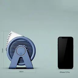 Настільний вентилятор F7-B Snail 2200mAh Blue - мініатюра 7