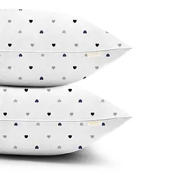 Набір наволочок Cosas Love CS1 40х60 см білий (SetPillow_LoveGreyBlack_40x60) - мініатюра 3