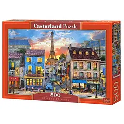 Пазл Castorland puzzle Вулиці Парижа, 500 ел. (B-52684)