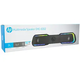 Акустична система 2.0 HP DHE-6002 3.5 мм + USB 6 Вт Sound Bar LED RGB - мініатюра 5