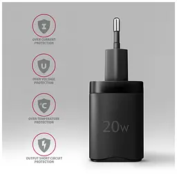Зарядний пристрій AXAGON 1xUSB QC3.0 + 1xUSB-C PD20W black (ACU-PQ20) - мініатюра 7