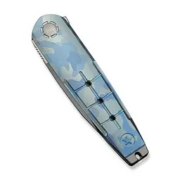 Ніж складаний туристичний Weknife Hull (9.9 см) Bohler M390 / Titanium синій - мініатюра 4
