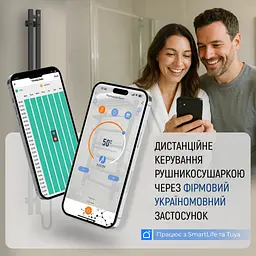 Сушарка для рушників Navin Авангард 1200х480 Wi-Fi біла праве підключення (12-028055-4812) - мініатюра 4
