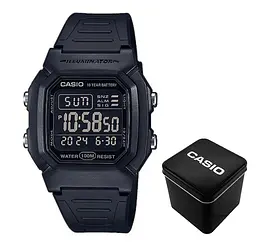 Чоловічий годинник Casio W-800H-1B Чорний ( AT1141-0063 )