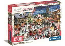 Пазл Clementoni Classic Christmas Collection: Різдвяний ярмарок (Classic Christmas Collection - The Christmas Fair Puzzle - 1500 pcs.), 1500 ел. (31725)