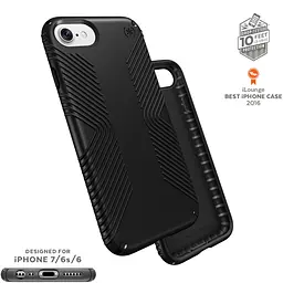 Протиударний чохол-бампер Speck Presidio Grip 117574-1050 для iPhone 6/6S/7/8/SE 2020/2022 Black - мініатюра 4