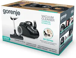 Пилосос з мішком Gorenje VCEA28GLBK - мініатюра 5