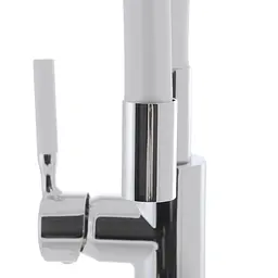 Змішувач для кухні із силіконовим виливом Mixxus Premium RIO 011 white MI5814 Хром - мініатюра 2