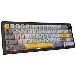 Клавіатура бездротова Ajazz AK650 Flying Fish Switch Чорний (AK650-FF-BGY) - мініатюра 3