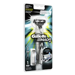 Бритва Gillette Mach 3, з 2 змінними картриджами - мініатюра 3