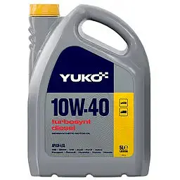 Автомобільна моторна олива YUKO TURBOSYNT DIESEL 10W-40 5л - мініатюра 2