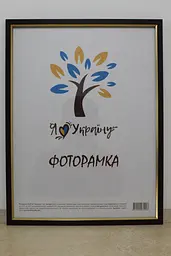 Фоторамка 30х42, вишнева із золотою вставкою, 1511-х054-2, СКЛО + ДВП                                                                                                                                                                                                                                                                                                                                                 