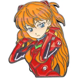Значок Євангеліон Аска Evangelion Asuka 5 см CH EV A