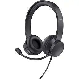 Навушники Trust Ayda USB-ENC Black (25089)