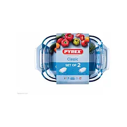 Форма для випікання Pyrex Classic прямокутна набір 2 шт 2.6 л 1.9 л (912S967/7045) - мініатюра 4
