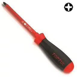 Викрутка Toptul діелектрична PH2x100 мм (1000V) (FBEB0210)