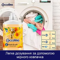 Кондиціонер для білизни Coccolino Fresh & Soft Грейпфрут абрикос та малина 1.7 л (64881103) - мініатюра 7