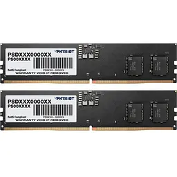Модуль пам'яті для комп'ютера DDR5 16GB (2x8GB) 4800 MHz Signature Line Patriot (PSD516G4800K)
