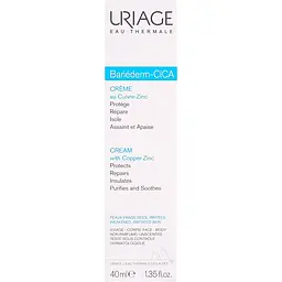 Відновлюючий цика-крем з Cu-Zn Uriage Bariederm Repairing Cica-Cream 40 мл - мініатюра 5