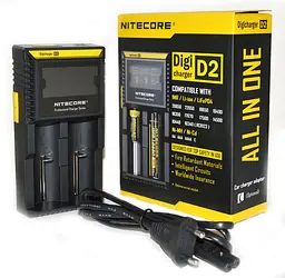 Універсальний зарядний пристрій акумуляторів Nitecore Digicharger D2 з LED дисплеєм - мініатюра 4