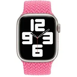 Ремінець CasePro Braided Solo Loop Flamingo Size L для Apple Watch 45mm/44mm/42mm - мініатюра 2