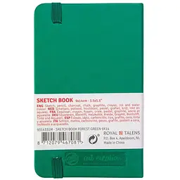 Блокнот для графіки Royal Talens Art Creation 140г/м2 80л Forest Green - мініатюра 2