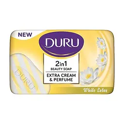 Тверде мило Duru 2in1 Beauty Soap Білий лотос 100 г (8690506520533)