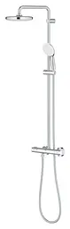 Душова система з термостатом для настінного монтажу Grohe Tempesta System 210 26811001, Хром - мініатюра 4